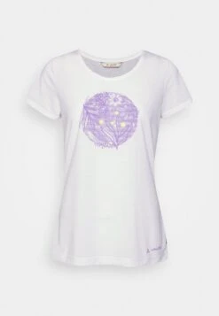 VAUDE Wo Skomer Print Ii - Print T-Shirt - White -Vaude 43fcc90a903047bc9574bbc7354ac92f