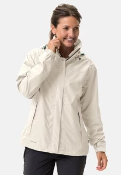 VAUDE Women Escape Light - Waterproof Jacket - Ecru