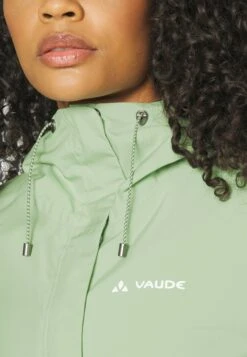 VAUDE Womens Mineo Jacket - Soft Shell Jacket - Aloe Vera -Vaude 72b0a6d639f64df9a3a492fc5e4a1d70