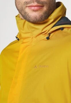 VAUDE Mens Escape Light Jacket - Outdoor Jacket - Burnt Yellow -Vaude 790c513aecd9453fb0184e350fa86b85