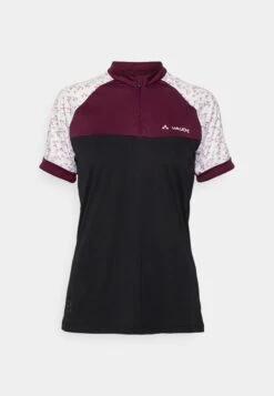 VAUDE Womens Ledro Print - Cycling Jersey - Cassis -Vaude 7f99e36737d44dc2890a2df763aaba7e