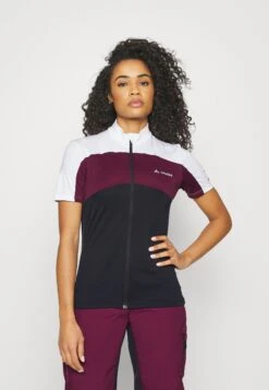 VAUDE Womens Matera - Cycling Jersey - Cassis