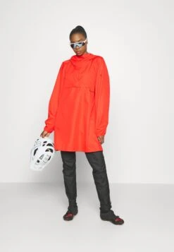 VAUDE Comyou Poncho Coat - Waterproof Jacket - Flame 14 VAUDE Comyou Poncho Coat - Waterproof Jacket - Flame -Vaude 97d791f1538d42e28242c24246891a42