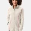 VAUDE Womens Rosemoor Jacket- Fleece Jacket - Ecru -Vaude ac12d10c43a44d18b0c6da235cc8dc48