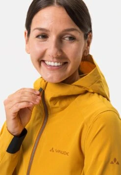 VAUDE Womens Neyland Jacket - Waterproof Jacket - Burnt Yellow 12 VAUDE Womens Neyland Jacket - Waterproof Jacket - Burnt Yellow -Vaude bfae6cb4dc7f4087a74b7d22982eea13