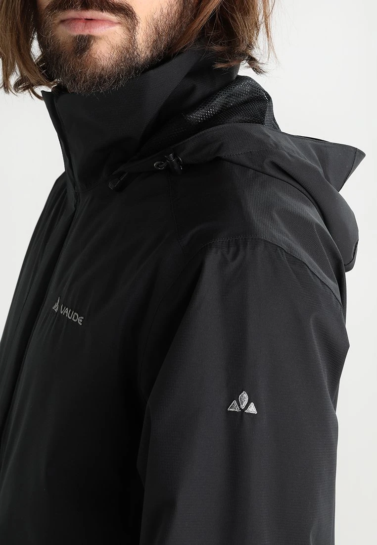 VAUDE Mens Escape Light Jacket - Outdoor Jacket - Black 10 VAUDE Mens Escape Light Jacket - Outdoor Jacket - Black - Image 8