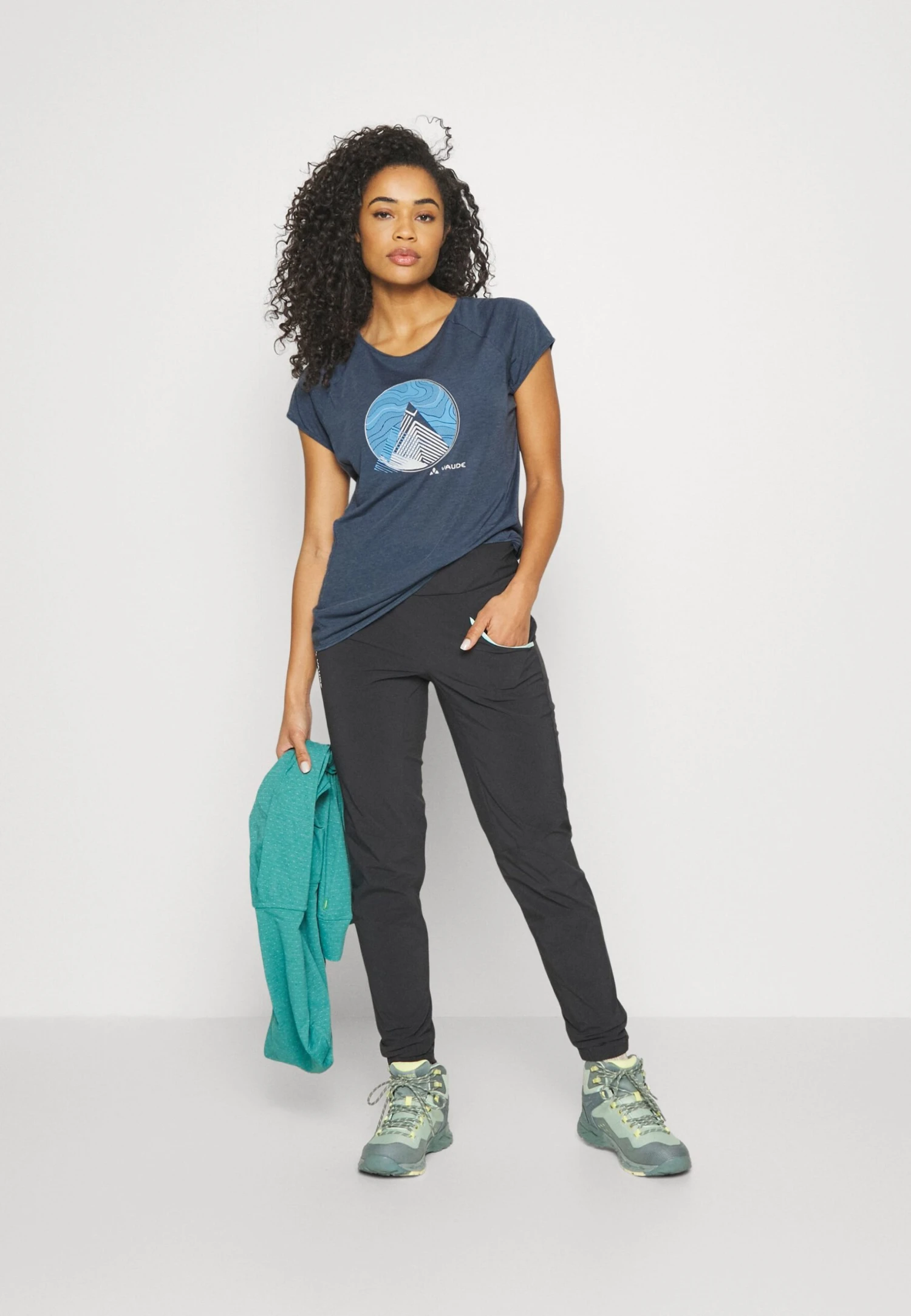 VAUDE Tekoa - Sports T-Shirt - Dark Sea 4 VAUDE Tekoa - Sports T-Shirt - Dark Sea - Image 2