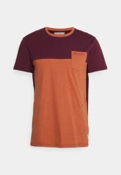 VAUDE Men'S Nevis - Print T-Shirt - Dark Oak -Vaude d317522a2e5142758d9341bd77b4d331