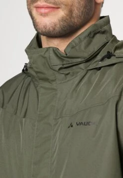 VAUDE Me Escape Bike Light Jacket - Waterproof Jacket - Khaki -Vaude dfbe5d5846ba4423bd5226576c6d90ba