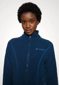VAUDE Womens Rosemoor Jacket- Fleece Jacket - Dark Sea -Vaude e00ed00ba0504de4965c2a2e60cc8982
