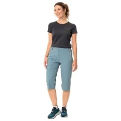 VAUDE Women's Farley Stretch Capri III - Walking Trousers -Vaude vaude womens farley stretch capri iii walking trousers detail 5