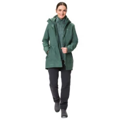 VAUDE Women's Idris 3in1 Parka III - 3-in-1 Jacket -Vaude vaude womens idris 3in1 parka iii 3 in 1 jacket detail 7